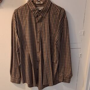 Preswick & Moore Classic Men's X-L Checkered Button-Down Shirt